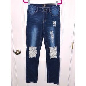 L&B Lucky and Blessed boyfriend fit jeans